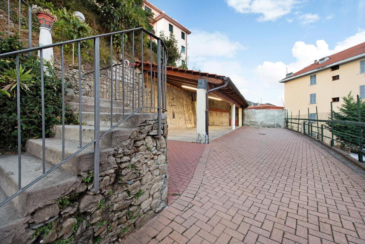 Trilocale in villa vista mare Apt 3 Varazze Esterno foto